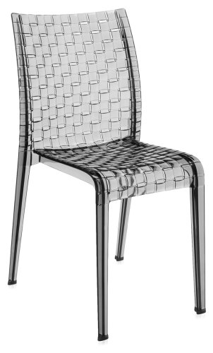 Set 2 scaune kartell ami ami design tokujin yoshioka gri transparent