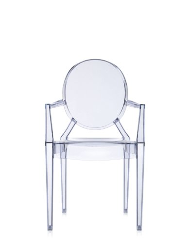 Set 2 scaune kartell louis ghost design philippe starck bleu transparent