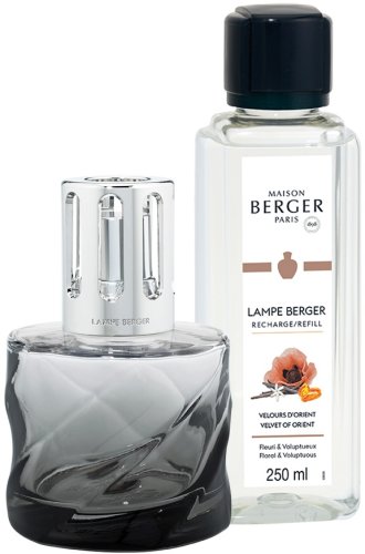 Maison Berger Set berger lampa catalitica spirale noire cu parfum velours d\'orient