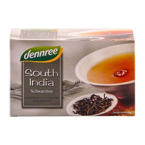 Dennree Ceai negru india, bio, 1,5g x 20 plicuri