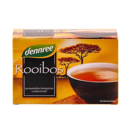 Dennree Ceai rooibos, bio, 1,5g x 20 plicuri
