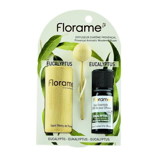 Florame Difuzor provencal, 1buc + ulei esential de eucalipt, bio, 10ml