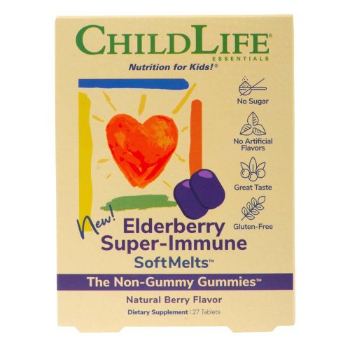 Elderberry super immune softmelt 27 tablete masticabile, natural, secom