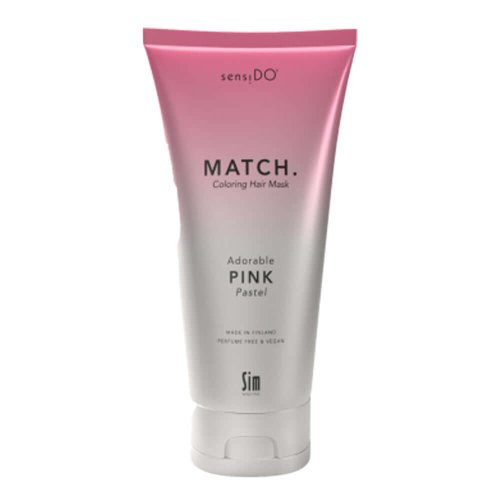 Masca coloranta tratament cu keraguard adorable pink pastel- sensido match, 200 ml, naturala