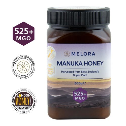 New Zealand Manuka Group Miere de manuka melora, mgo 525+ noua zeelanda, 500 g, naturala