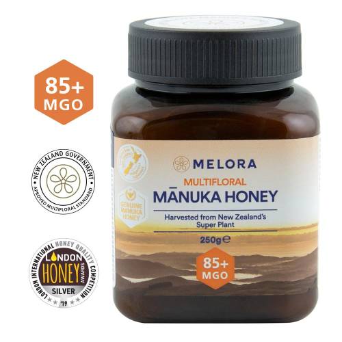 New Zealand Manuka Group Miere de manuka poliflora melora, mgo 85+ noua zeelanda, 250 g, naturala