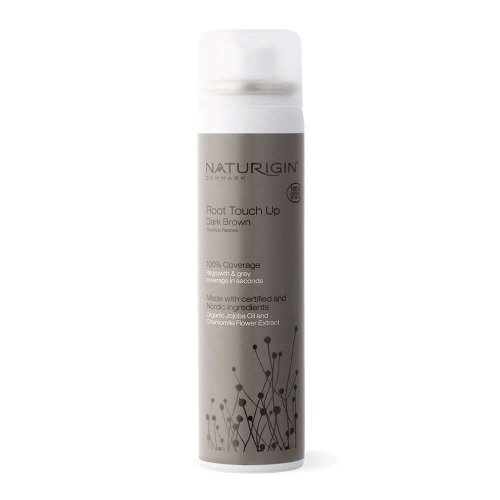 Spray acoperire temporara par alb la radacina-maro inchis naturigin, 75 ml, natural