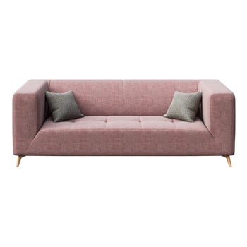 Canapea cu 3 locuri mesonica toro, roz