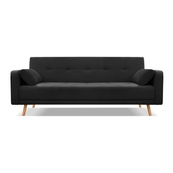 Canapea extensibilă cu 4 locuri cosmopolitan design stuttgart, negru