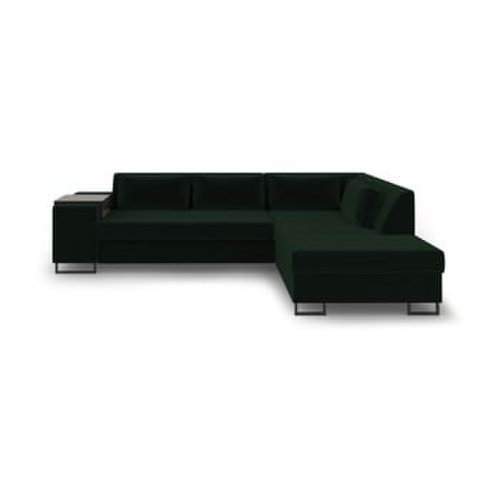 Canapea extensibilă cu șezlong pe partea dreaptă cosmopolitan design san diego, verde