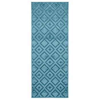 Covor mint rugs shine, 80 x 250 cm, albastru