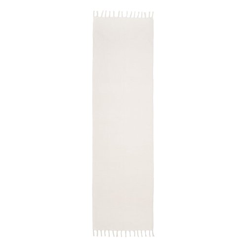 Covor tip traversă țesut manual din bumbac westwing collection agneta, 70 x 250 cm, alb