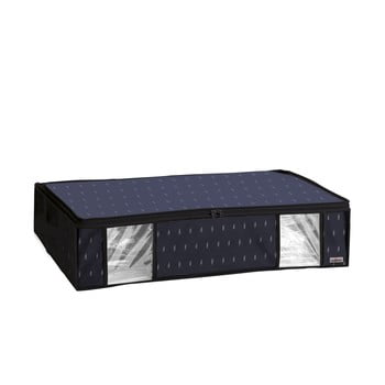 Cutie de depozitare cu vid sub pat compactor kasuri, 145 l, negru