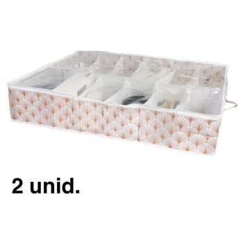 Cutie de depozitare sub pat pentru pantofi compactor blush range, 76 x 60 cm