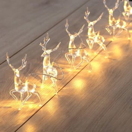 Ghirlanda luminoasă în formă de reni decoking deer, lungime 1,65 m