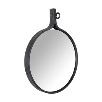 Oglindă cu ramă neagră dutchbone attractif, 41 cm