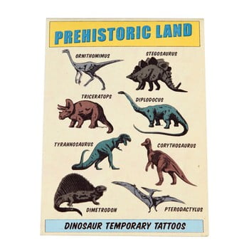 Set 2 file cu tatuaje temporare Rex London prehistoric land