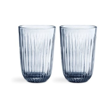 Set 2 pahare din sticlă kähler design hammershoi, 330 ml, albastru