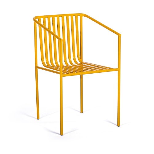 Set 2 scaune de grădină le bonom cecile, galben