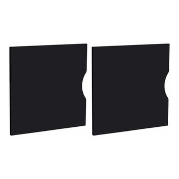 Set 2 uși pentru raft støraa kiera, 33 x 33 cm, negru