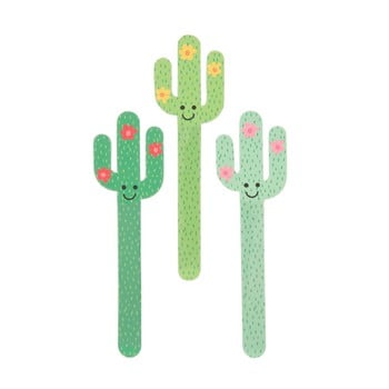 Set 3 pile pentru unghii sass & belle cactus