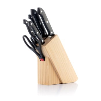 Set 5 cuțite din inox și foarfecă innovagoods classic