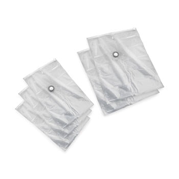Set 5 saci cu vid pentru haine compactor aspispace, 55 x 90 cm