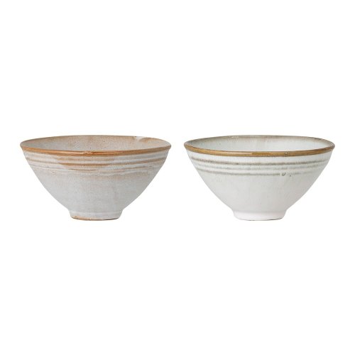 Set de 2 boluri din gresie ceramică bloomingville masami, ø 12,5 cm
