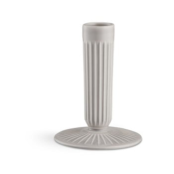 Sfeșnic din ceramică kähler design hammershoi, înălțime 12 cm, gri deschis