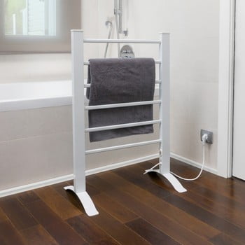 Suport electric pentru prosoape innovagoods towel rail, alb