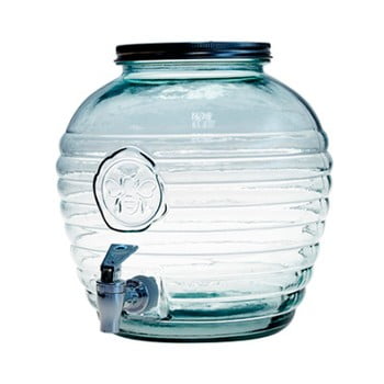 Vas din sticlă reciclată pentru limonadă ego dekor, 8 l
