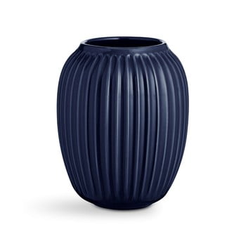 Vază din ceramică kähler design hammershoi, înălțime 20 cm, albastru închis