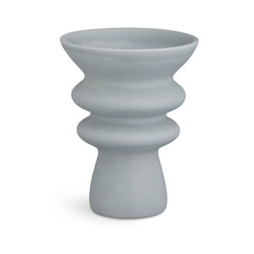 Vază din ceramică kähler design kontur, înălțime 20 cm, gri albastru