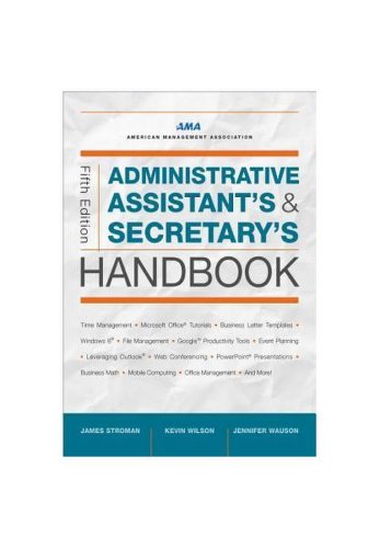 Administrative assistant's and secretary's handbook
