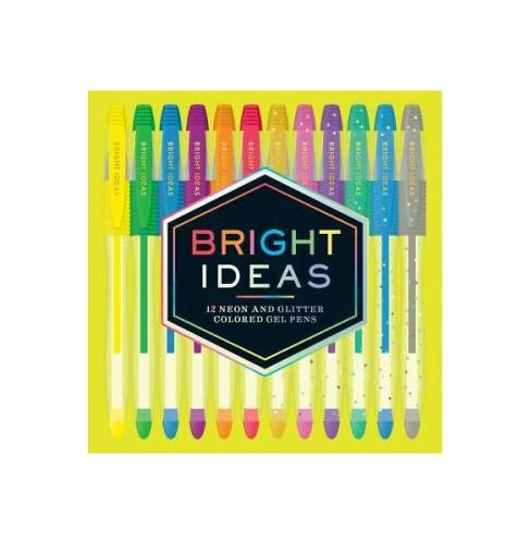 Bright ideas neon and sparkle gel pens: 12 colored pens