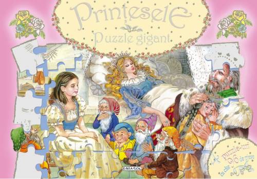 Prințesele. puzzle gigant