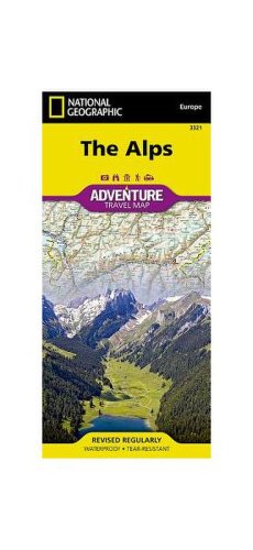The alps adventure travel map
