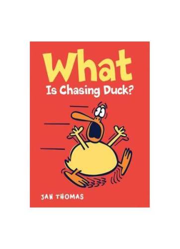 What is chasing duck?