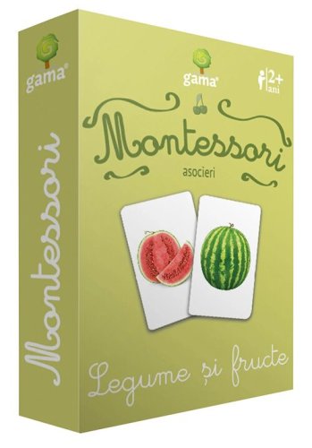 Gama Montessori. asocieri. legume si fructe