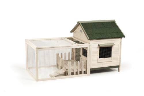 Beeztees Casa din lemn pentru iepuri 75x146x83 cm