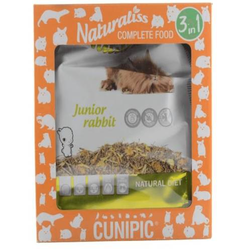 Cunipic naturalis iepure junior 1.36kg happy pack