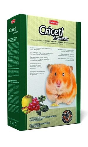 Hrana pentru hamsteri padovan criceti grandmix 1 kg