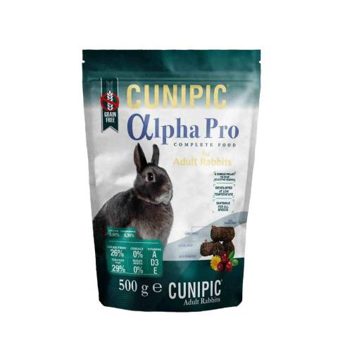Hrana pentru iepuri cunipic alpha pro 500 g
