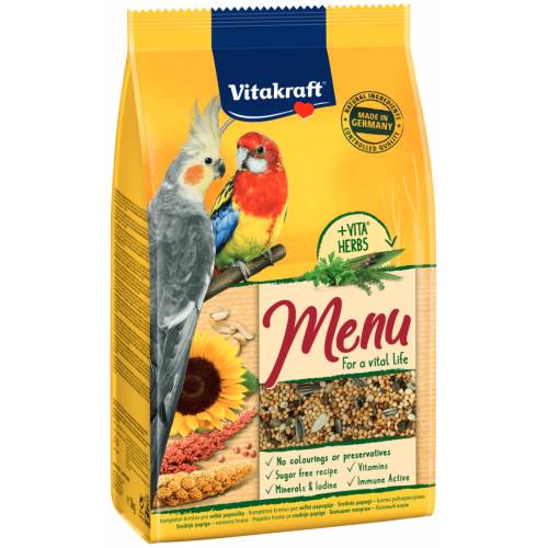 Hrana pentru nimfe vitakraft premium menu 1kg