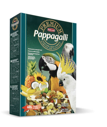 Hrana pentru papagali padovan premium pappagalli m 500gr