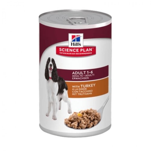 Hill's Science Plan Hrana umeda pentru caini hill's canine adult savoury cu curcan 370 g