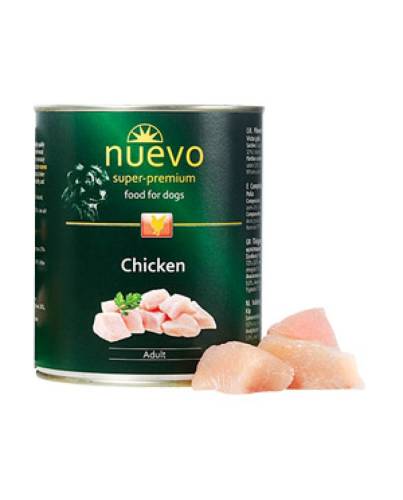 Hrana umeda pentru caini nuevo pui 400 g