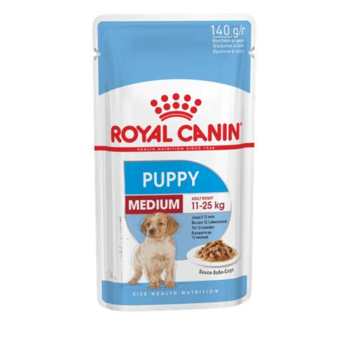 Hrana umeda pentru caini royal canin medium puppy 140g