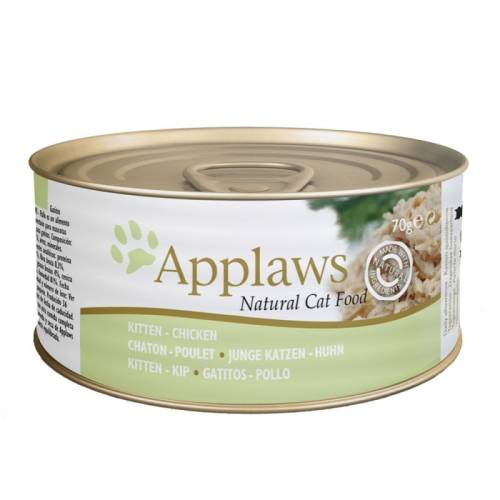 Hrana umeda pentru pisici applaws kitten cu pui 70 g
