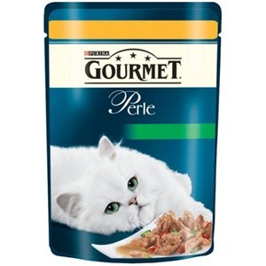 Hrana umeda pentru pisici gourmet perle pui in sos 85 gr
